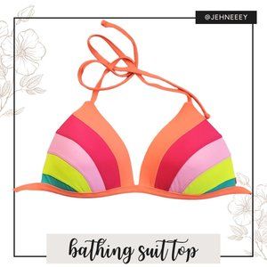 NEW Rainbow Bathing Suit Top
